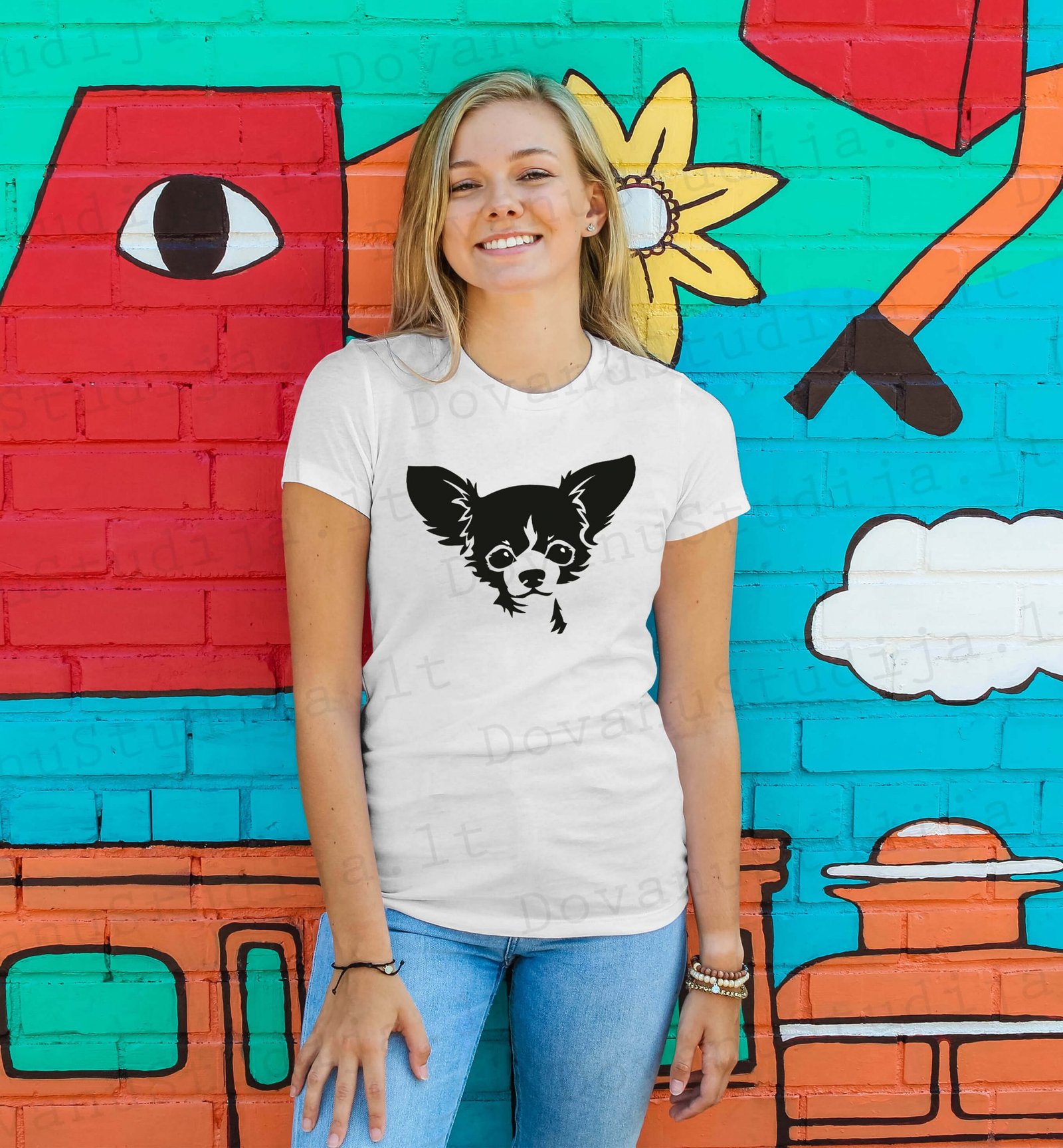 Marškinėliai MOTERIMS LAISVALAIKIO 0017