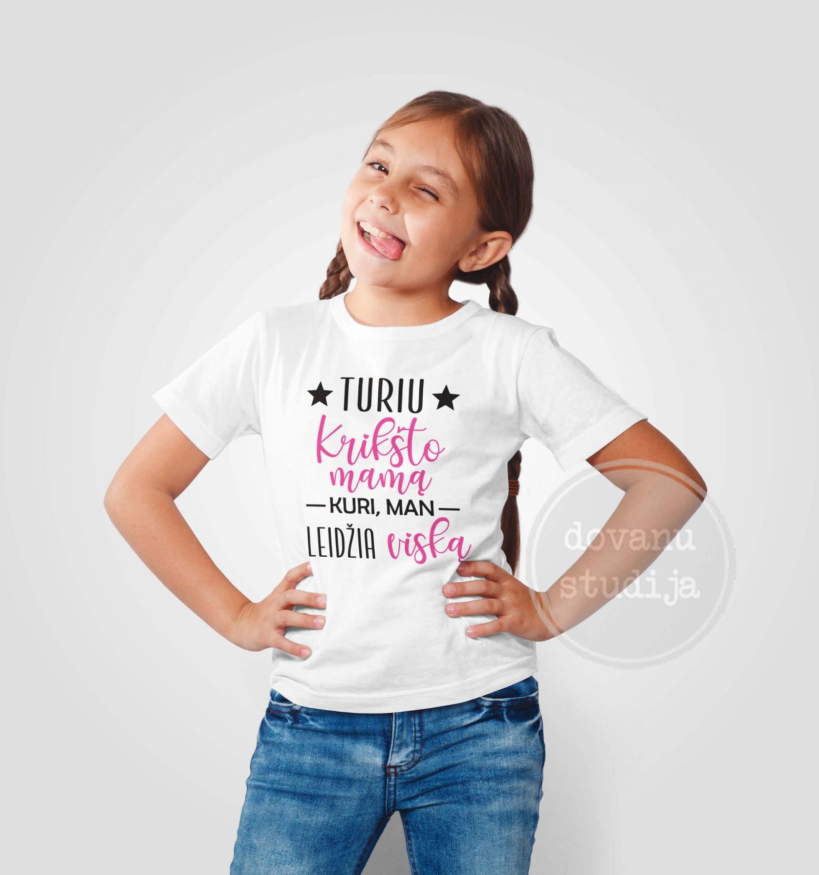 MERGAITEI LAISVALAIKIO MARŠKINĖLIAI 0024