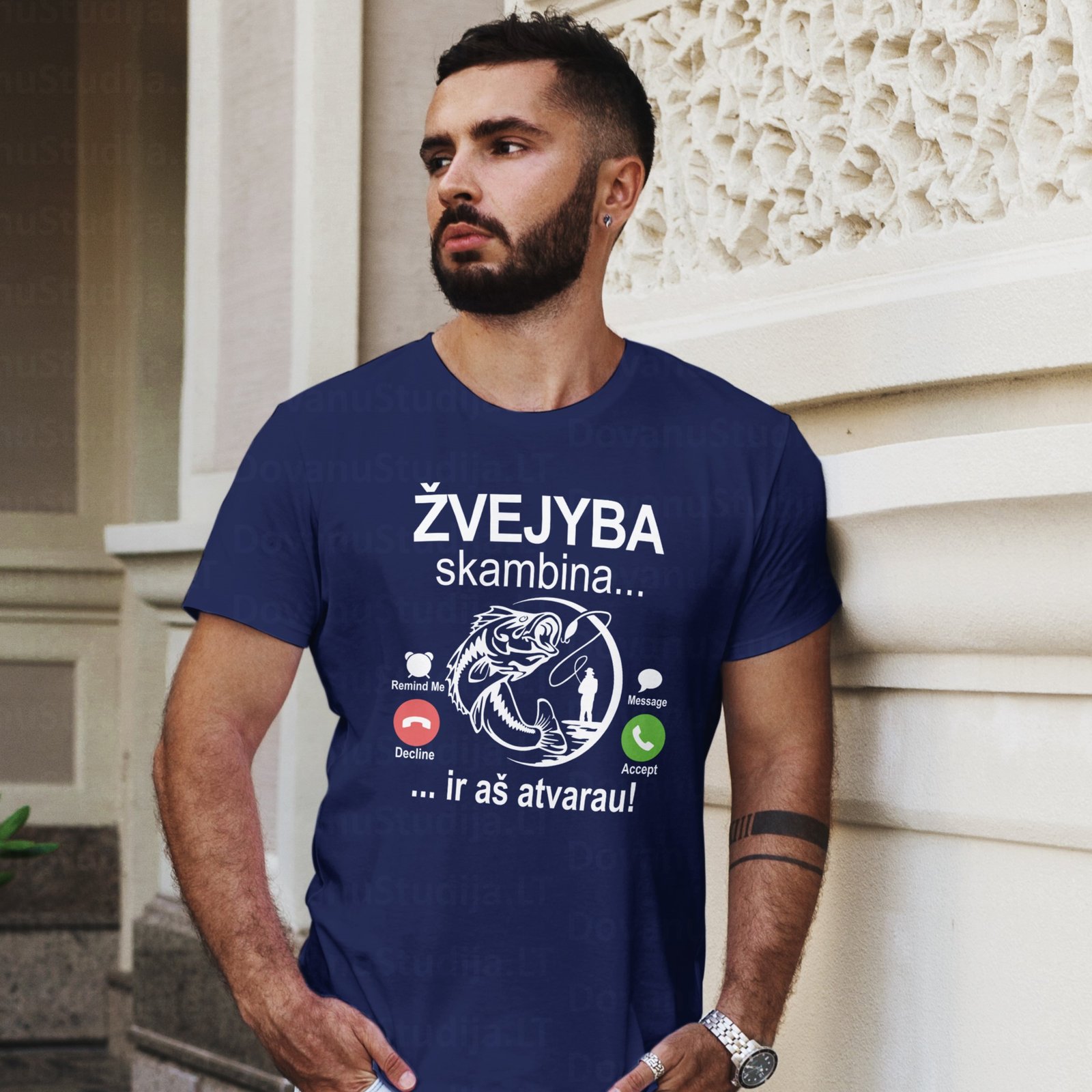 Marškinėliai VYRAMS ŽVEJYBA 003