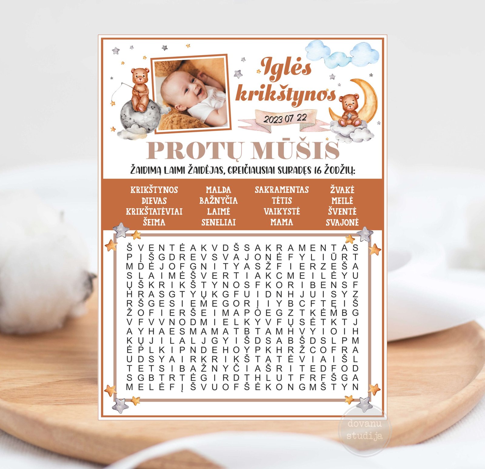 LAIMĖS MEŠKIUKAS PROTŲ MŪŠIS