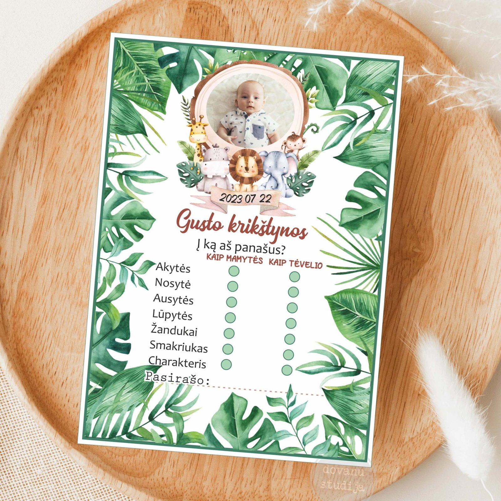 NUOTYKIAI DŽIUNGLĖSE PANAŠUMAI