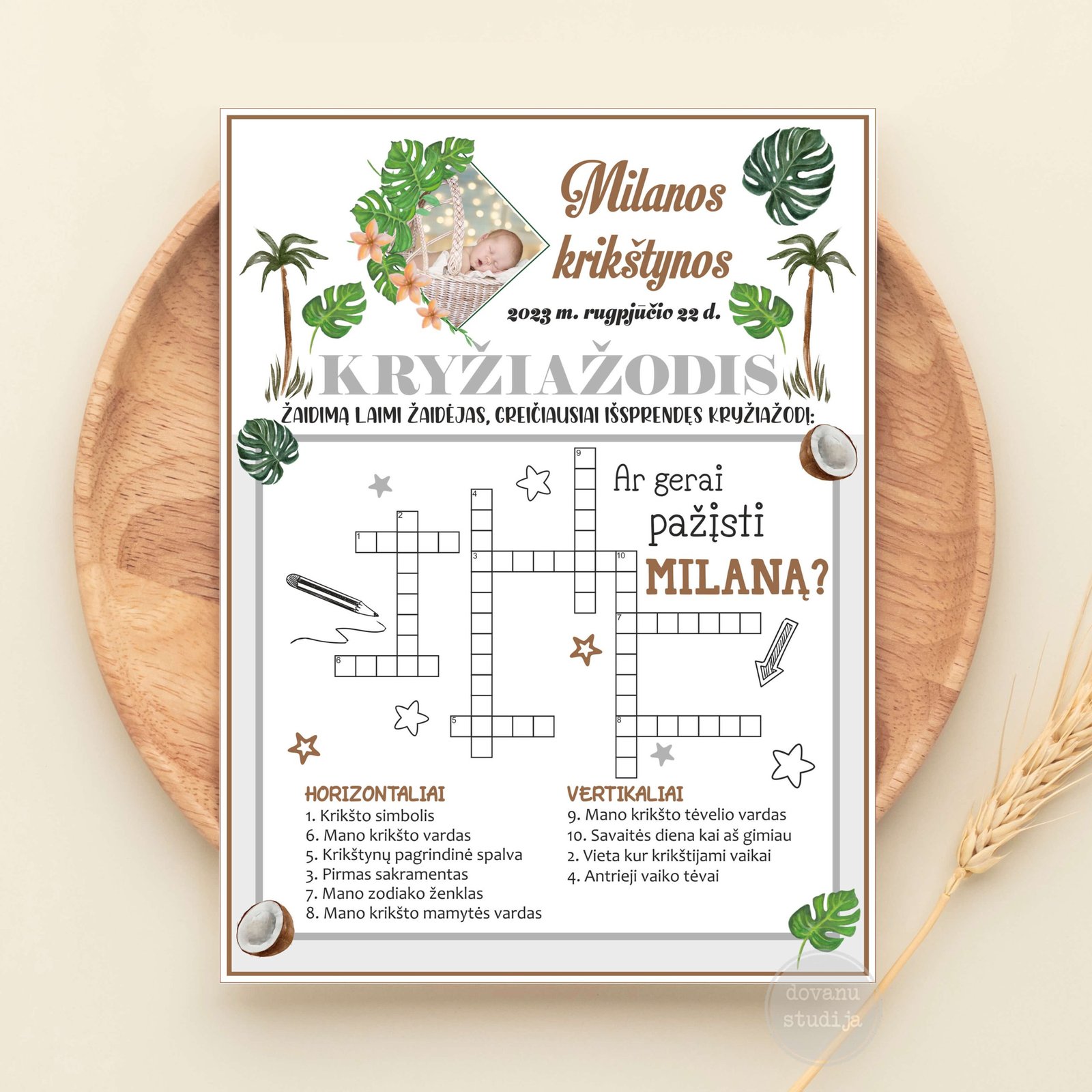 SAFARI KRYŽIAŽODIS