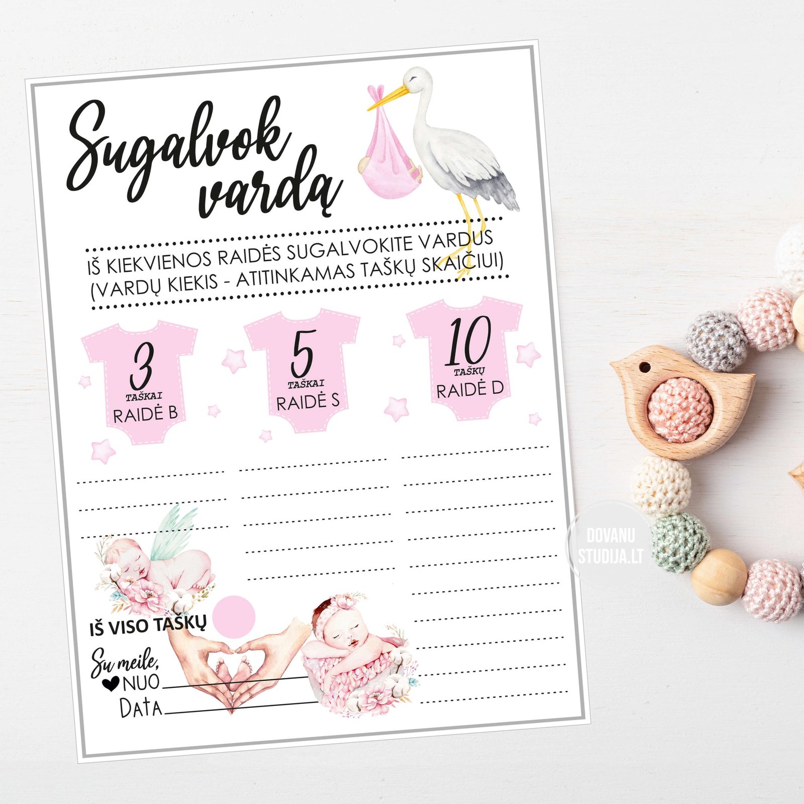 MERGAITĖ SUGALVOK VARDĄ