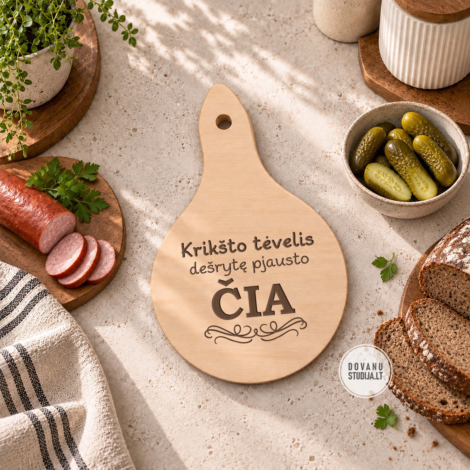 PJAUSTYMO LENTELĖ MINI KRIKŠTO TĖČIUI 001