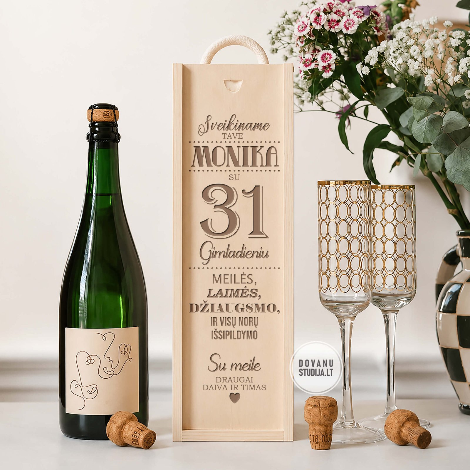VYNO DĖŽĖ MOTERIMS GIMTADIENIUI 004